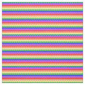 Regenboog Chevron Stripes Kleurrijk Stof (Swatch)