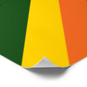 Regenboog Chevrons Poster (Hoek)