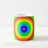 Regenboog Cirkel Ontwerp-40686 Koffiemok (Center)