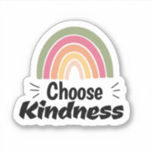 Regenboog citaat sticker (Voorkant)