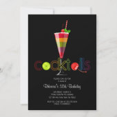 Regenboog Cocktailparty Uitnodigingen (Voorkant)