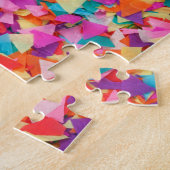 Regenboog Confetti Legpuzzel (Zijkant)