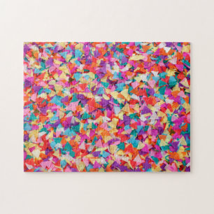 Regenboog Confetti Legpuzzel