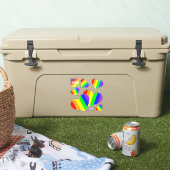 Regenboog Contour Sticker (Koeler)