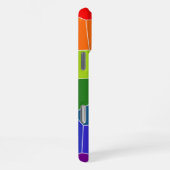 Regenboog COOL Patroon iPhone Hoesje (Rechterkant)
