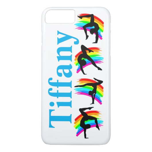REGENBOOG CUSTOM GYMNASTIEK IPHONE CASE (Achterkant)