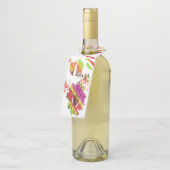 Regenboog Daisy Streep Design Flessenhanger (Schuin)