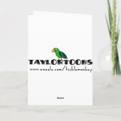 Regenboog Dalmatian Kaart (Achterkant)