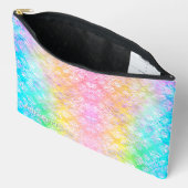 [Regenboog Damast] Elegante Kleurrijke Zachte Past Etui (Open)