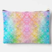 [Regenboog Damast] Elegante Kleurrijke Zachte Past Etui (Achterkant)