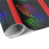 Regenboog Dame Inpakpapier (Rol Hoek)