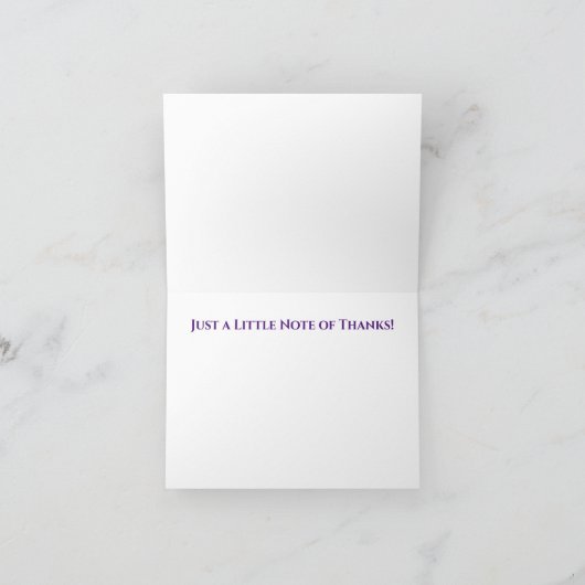 Regenboog Dank Je Brief Bedankkaart (Binnen)