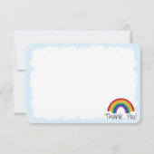 Regenboog Dank Je Notities Regenboog Glitters (Voorkant)