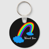 Regenboog & Dank u / Noodhulpdiensten Sleutelhanger (Voorkant)