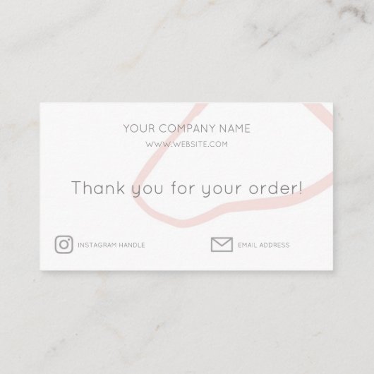 Regenboog Dank u Visitekaartje (Achterkant)