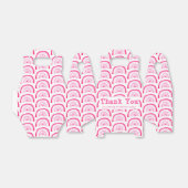  regenboog Dank u voor de verjaardag Bedankdoosjes (Uitgevouwen)