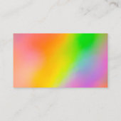 Regenboog Dank u wel het grillige Visitekaartje (Achterkant)