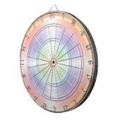 Regenboog>Dartboard Dartbord (Voorkant Rechts)