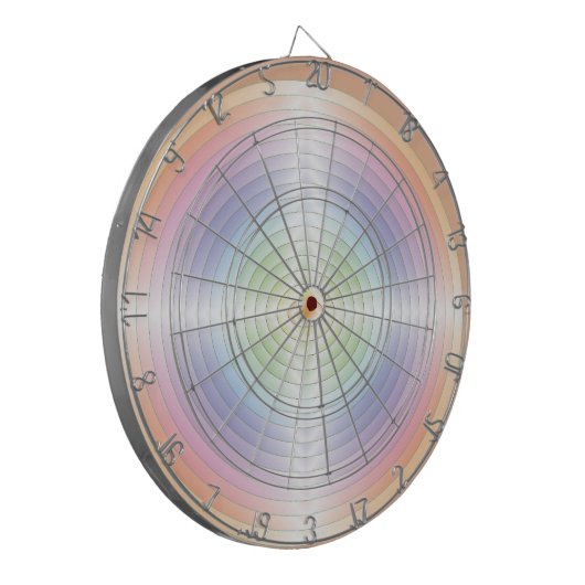 Regenboog>Dartboard Dartbord (Voorkant Links)