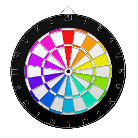 regenboog dartbord (Voorkant)