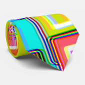 Regenboog Deco Home Living Abstract  Stropdas (Opgerold)
