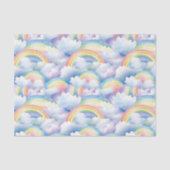 Regenboog Decoupage Tissuepapier, Waterverf Tissuepapier (Voorkant)