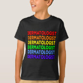 Regenboog dermatoloog t-shirt (Voorkant)