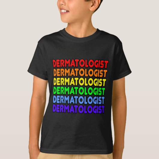 Regenboog dermatoloog t-shirt (Voorkant)