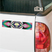Regenboog Diamant Bumpersticker (Op Truck)