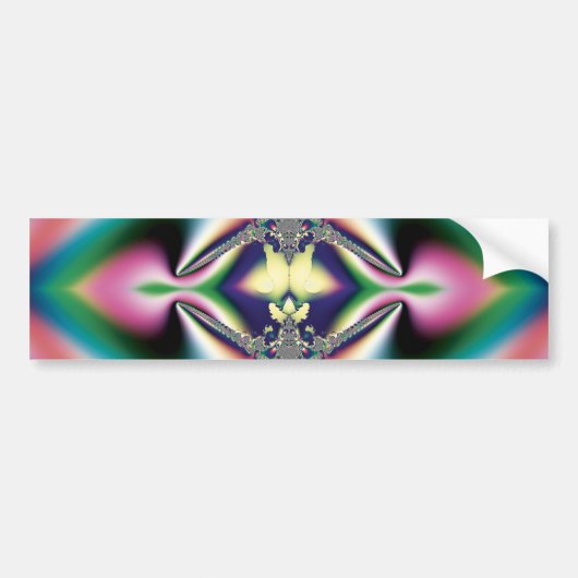 Regenboog Diamant Bumpersticker (Voorkant)