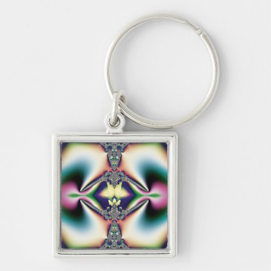 Regenboog Diamant Sleutelhanger (Voorkant)