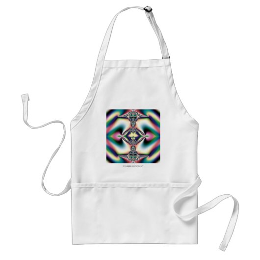 Regenboog Diamant Standaard Schort (Voorkant)