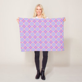 Regenboog Diamanten Geruite Moderne Landelijke Sti Fleece Deken