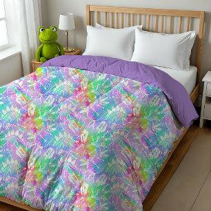 Regenboog Dinosaurus Skelet Patroon met Fossil Stof