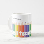 Regenboog Docenten Waardering Beste Docent Mok (Voorkant links)