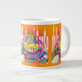 Regenboog Dollar$ En $en$e  Grote Koffiekop (Voorkant rechts)