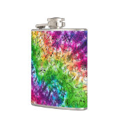 Regenboog Doodle Heupfles (Links)