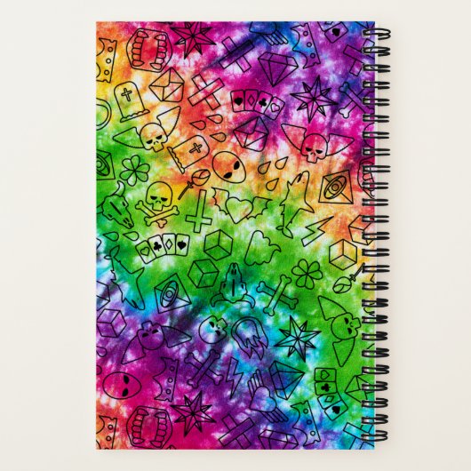 Regenboog Doodle Notitieboek (Achterkant)