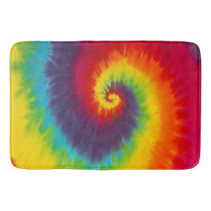 Regenboog Draai Dyed Hippie Kleurrijk Badmat