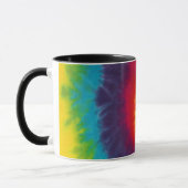Regenboog Draai Dyed Hippie Kleurrijk Mok (Links)