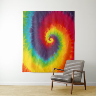 Regenboog Draai Dyed Hippisch Kleurrijk Wandkleed