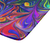 Regenboog Draaiende Trippy Glow Stick Snijplank (Hoek)