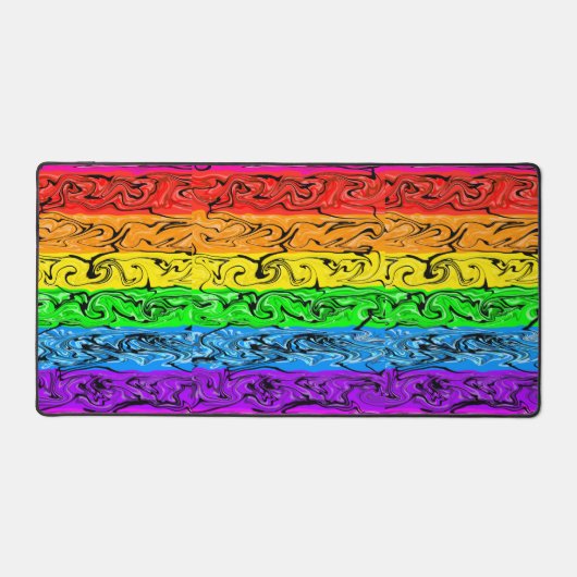 Regenboog Draaikunst Bureaumat (Voorkant)