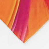 Regenboog Draaikunstschilderij Fleece Deken (Hoek)
