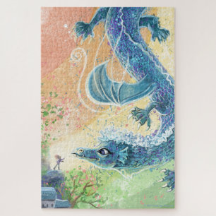 Regenboog Draak Kunst Legpuzzel