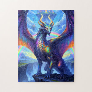 Regenboog Draak Legpuzzel