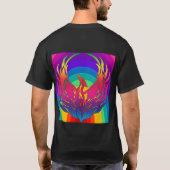 Regenboog Draak T-shirt (Achterkant)