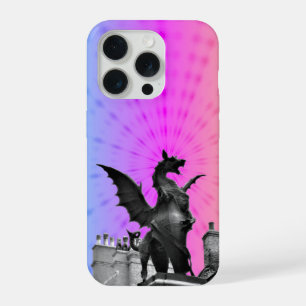 Regenboog Draken Telefoon Hoesje iPhone 15 Pro Case