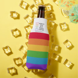 Regenboog Driehoek Bedrijf Gay Pride Logo Flesjeskoeler