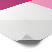 Regenboog Driehoeken Geometrisch Modern Poster (Hoek)